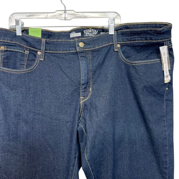New Signature Gold Label by Levi Strauss Womens Bootcut Jeans Slimming Tummy 24w - Picture 3 of 11